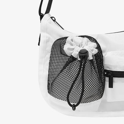 Nylon Rib Pocket 2WAY運動背包 白色