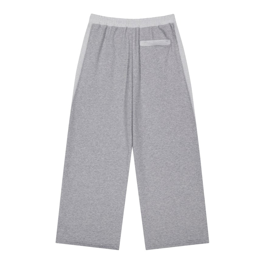 【新品早鳥優惠】Core Reverse 撞色運動長褲 麻花灰(男女同款)