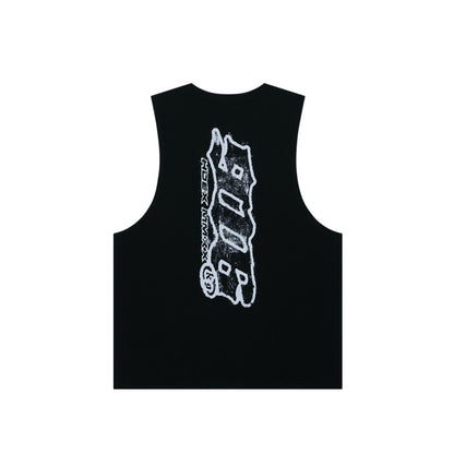 【新品早鳥優惠】Clear 916 背部印花運動背心 黑色