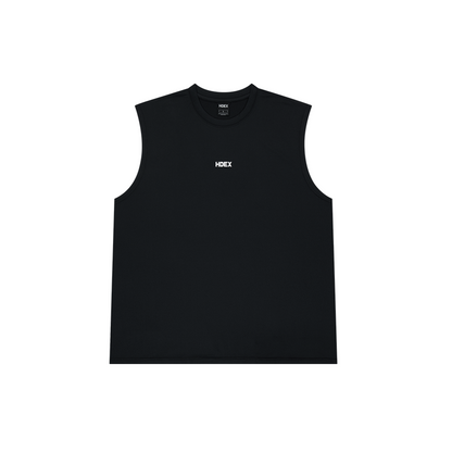 【新品預購】Main Small Logo Overfit 圓領運動背心 黑色