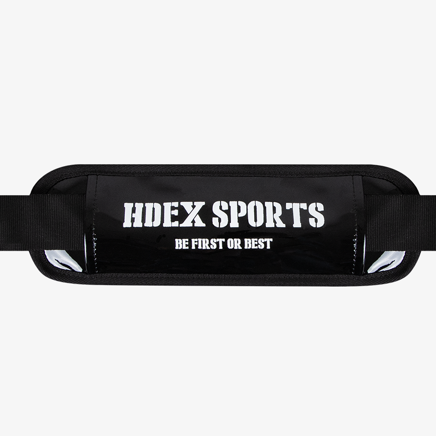 Strong Dexter Enamel 亮面漆皮運動手提包 黑色