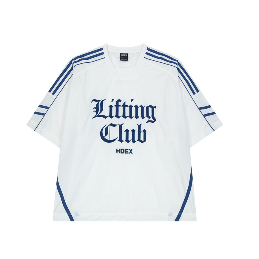 【新品預購】LIFTING JERSEY 五分袖尼龍運動上衣 白色