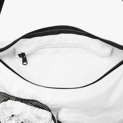 Nylon Rib Pocket 2WAY運動背包 白色