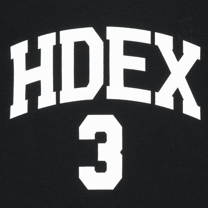 【新品預購】3 Edition 弧擺修身短版滾邊撞色運動上衣 黑色