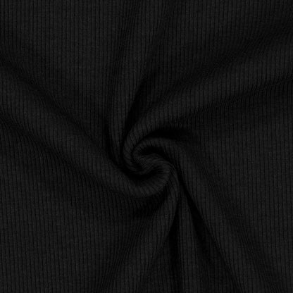 【新品預購】Essential Ribbed Relaxed Fit 運動上衣 黑色
