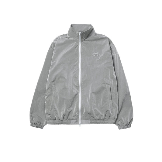 Metal Nylon Dividing Track Jacket 尼龍運動夾克 暖灰色