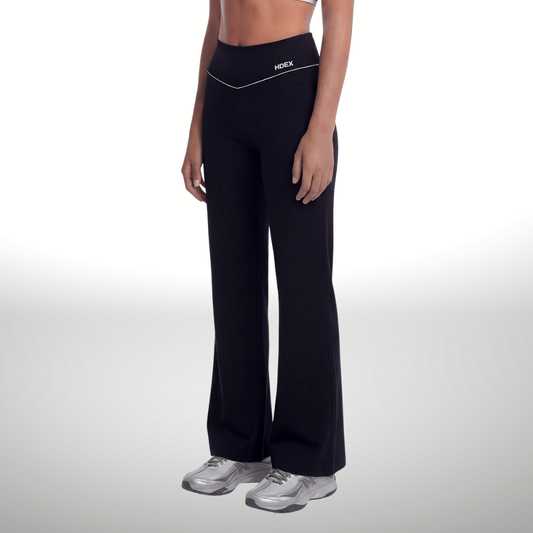 Sophie Line 寬版運動長褲 黑色