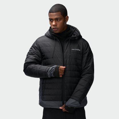 【新品早鳥優惠】Assist Light Puffer 輕暖科技外套 黑色(男女同款)