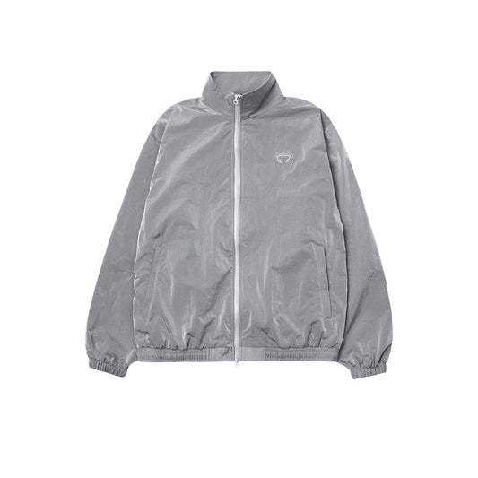 Metal Nylon Dividing Track Jacket 尼龍運動夾克 銀灰色