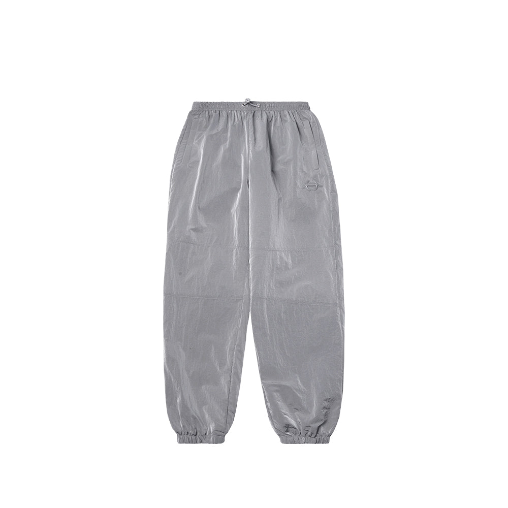 Metal Nylon Dividing Track Pants 尼龍運動長褲  銀灰色