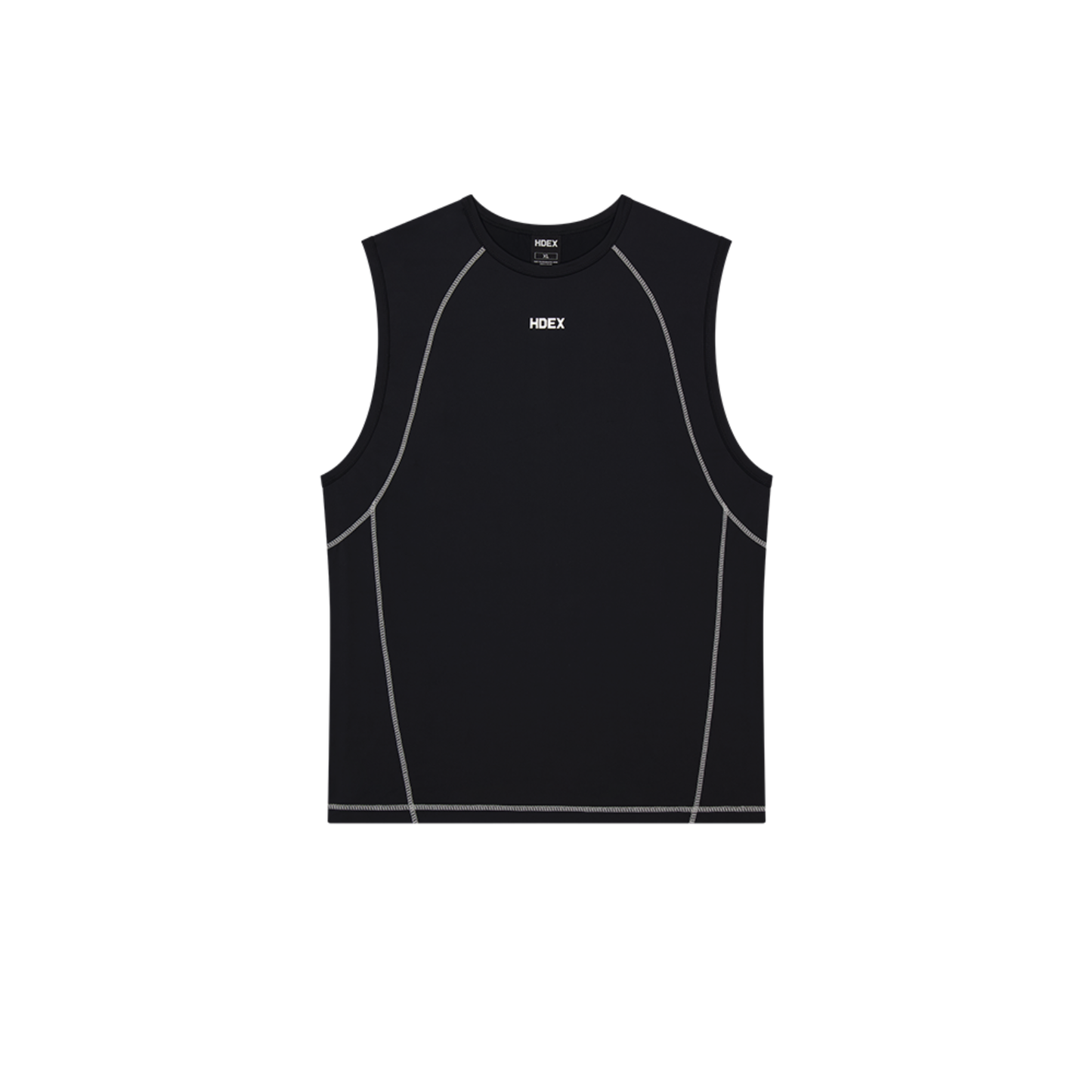 Pro Muscle Fit 滾邊貼身快乾運動背心 黑色