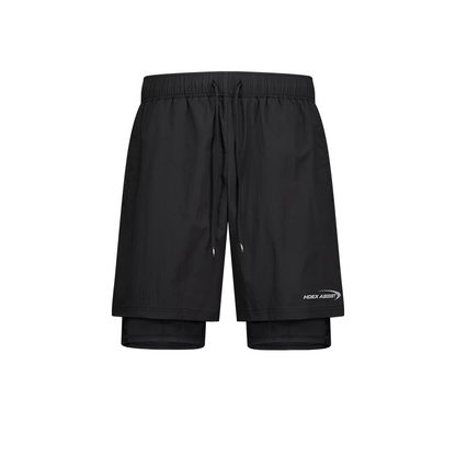 【新品早鳥優惠】Assist Active Running 滾邊運動短褲 黑色