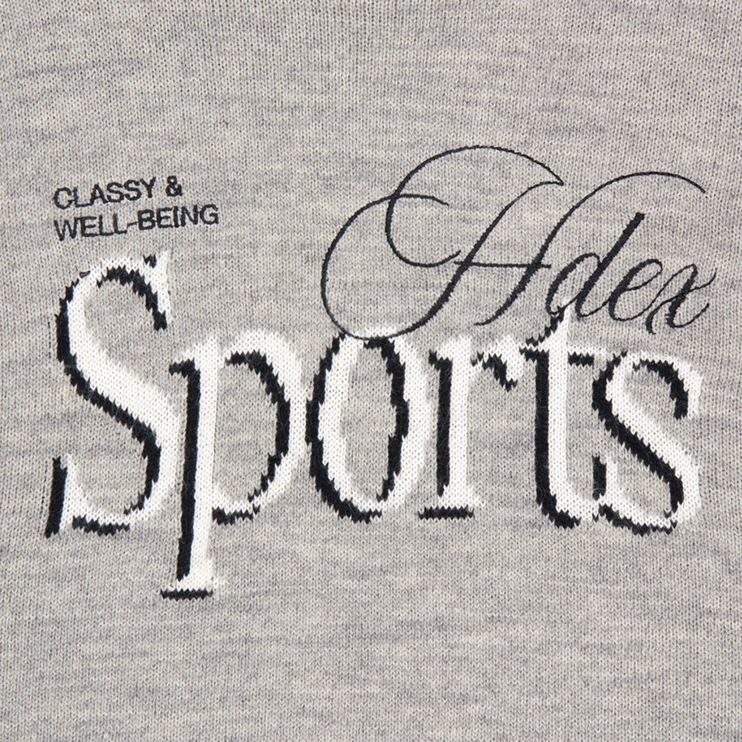 【早鳥優惠】Womens 滾邊休閒寬鬆混羊毛針織上衣 麻花灰