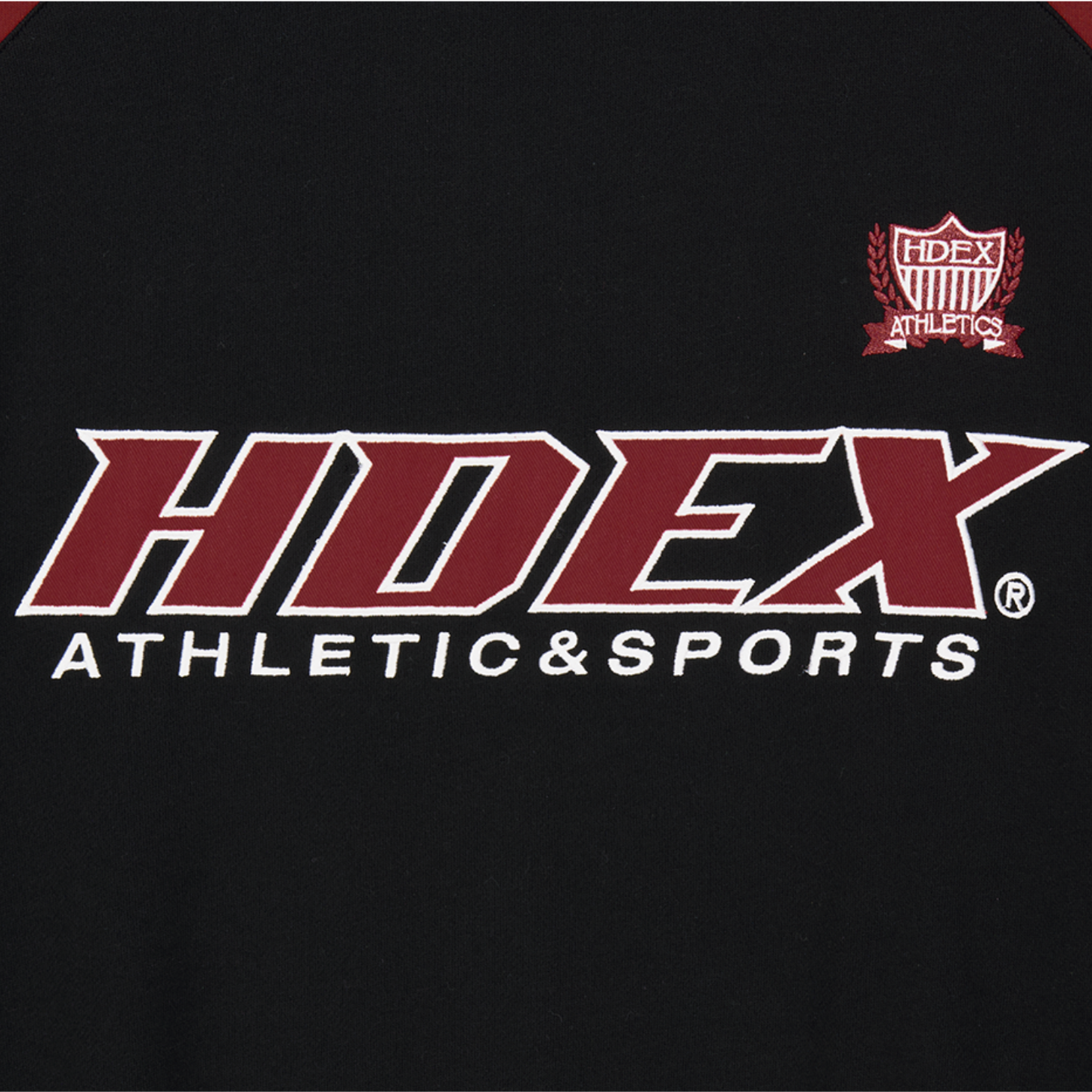 【早鳥優惠】Origin Color Block 滾邊撞色長袖上衣 黑色