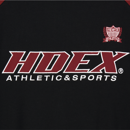 【早鳥優惠】Origin Color Block 滾邊撞色長袖上衣 黑色