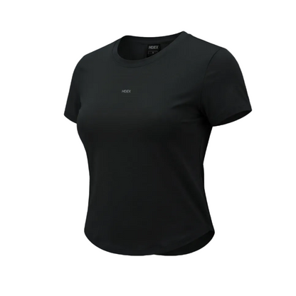 Women`s Velo Light 修身運動短袖上衣 黑色