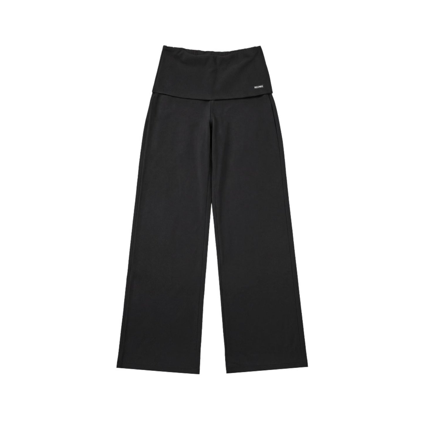 Supple Folding 寬鬆運動長褲 黑色