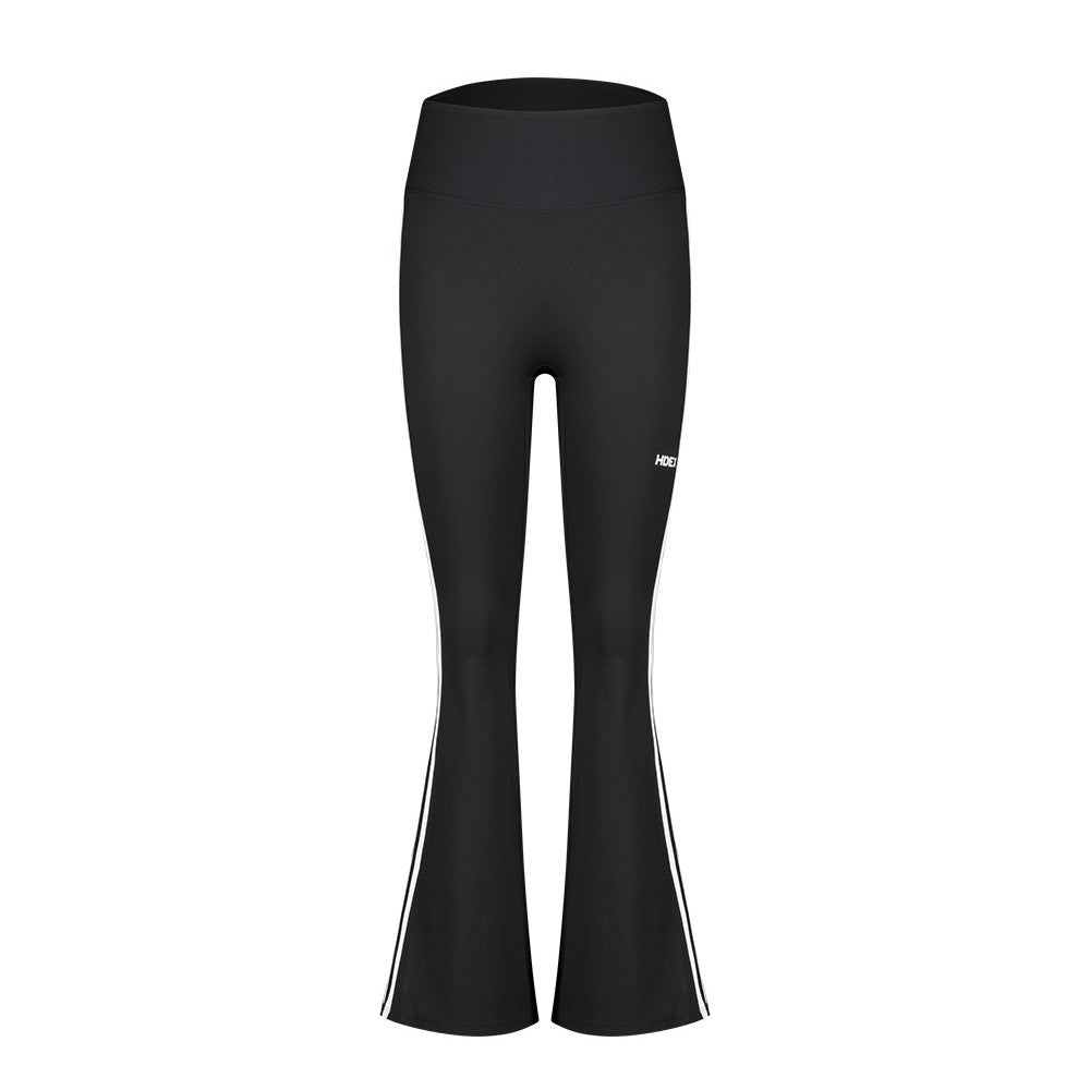 Support Track 修身喇叭運動褲 黑色