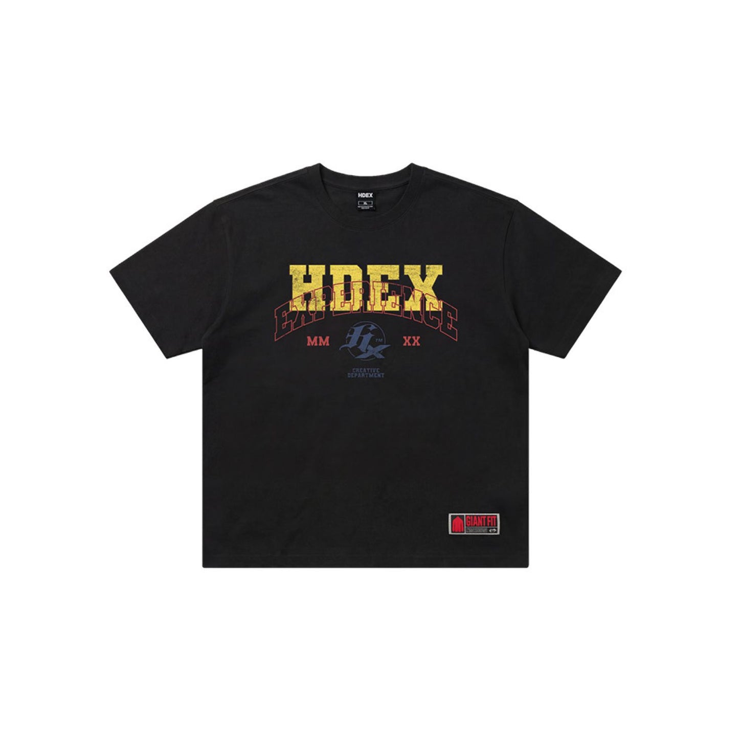 Overlay Giant Fit 純棉短袖上衣 黑色