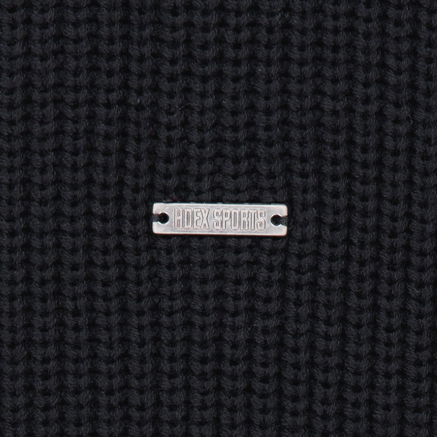 【早鳥優惠】Damage Pullover 街頭風純棉毛衣 黑色