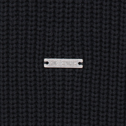 【早鳥優惠】Damage Pullover 街頭風純棉毛衣 黑色