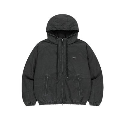 【早鳥優惠】Padded Work 美式復古風連帽外套 炭灰色