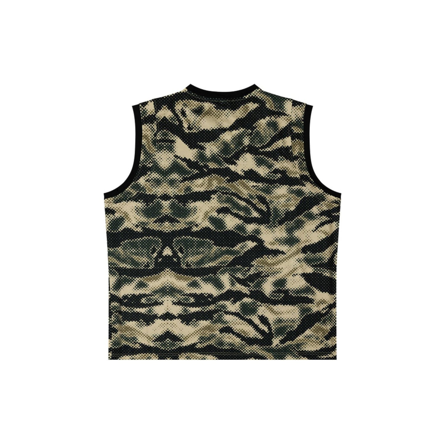 Lift Camo 透氣網眼運動背心 卡其迷彩