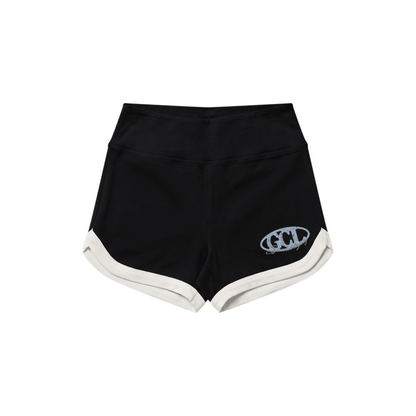 Legacy Slim Fit 滾邊合身短褲 W 黑色