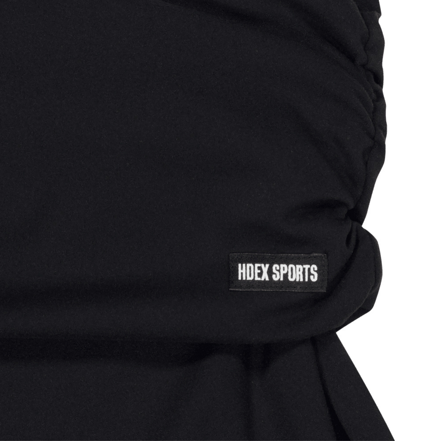 Supple Folding 修身運動喇叭褲 黑色