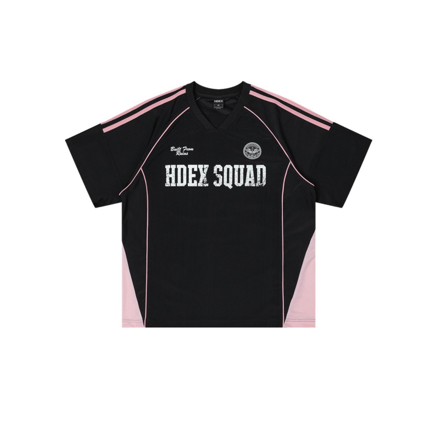 Squad Number 8 美式滾邊運動短袖上衣 W 黑色