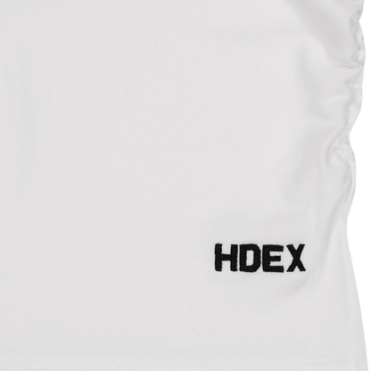 EZ Sculpt Pique V領短版運動短袖上衣 白色