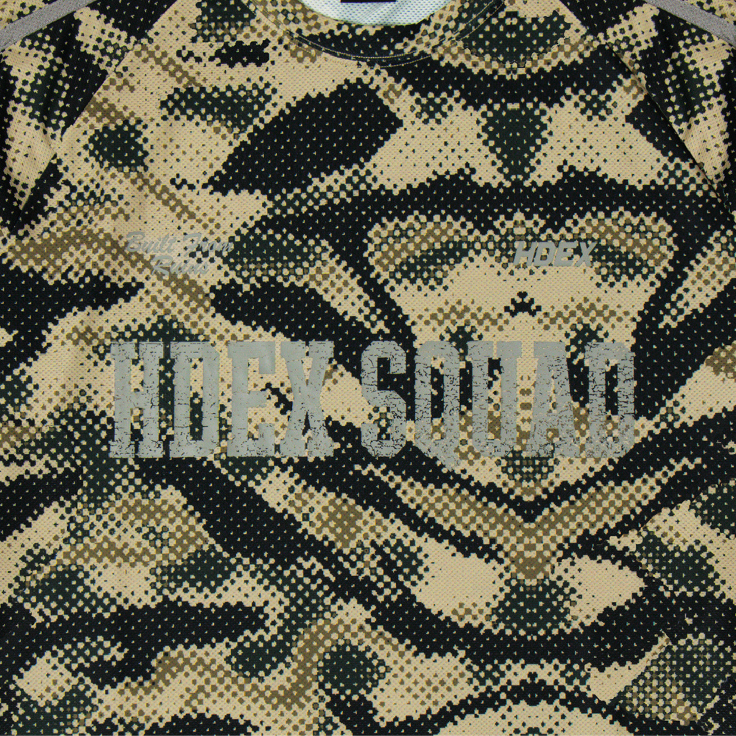 Squad Camo 透氣網眼運動長袖上衣 卡其迷彩