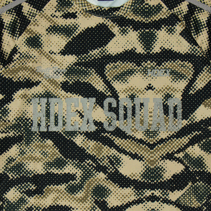 Squad Camo 透氣網眼運動長袖上衣 卡其迷彩