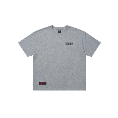 Core Small Logo Giant Fit 棉質短袖上衣 麻花灰