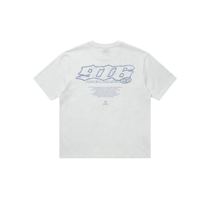 Clear 916 Back Logo 短袖上衣 白色(男女同款)