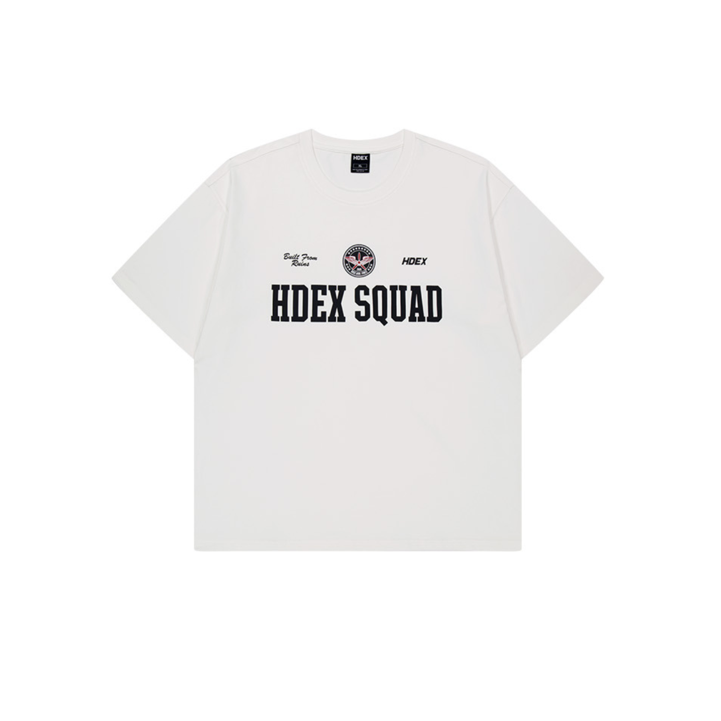 Squad 印花運動短袖上衣 白色
