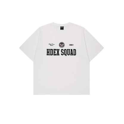 Squad 印花運動短袖上衣 白色