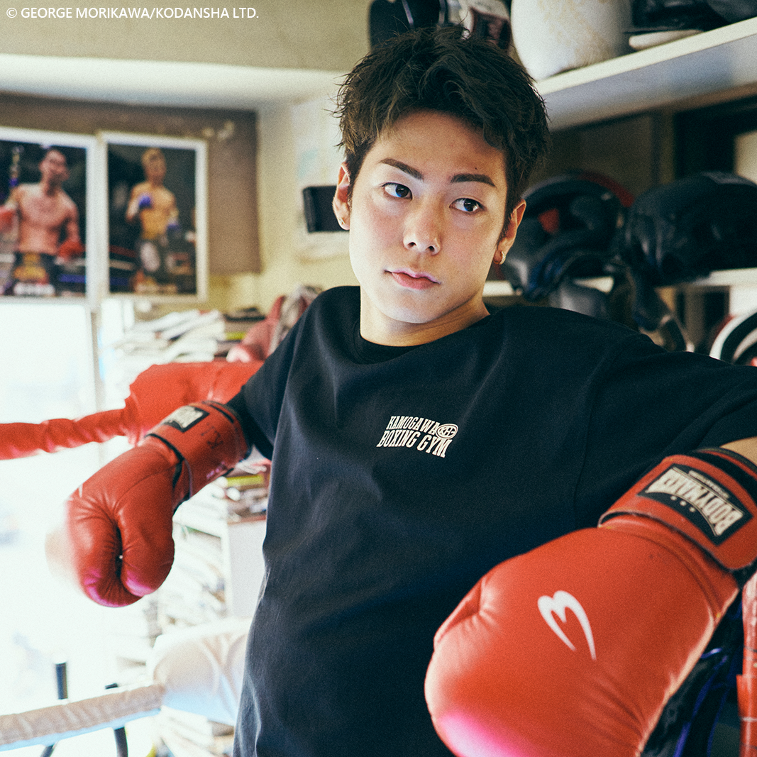 HDEX x 第一神拳 休閒短袖上衣 黑色