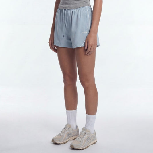 EZ Airy Piping 女版撞色滾邊機能短褲 天空藍
