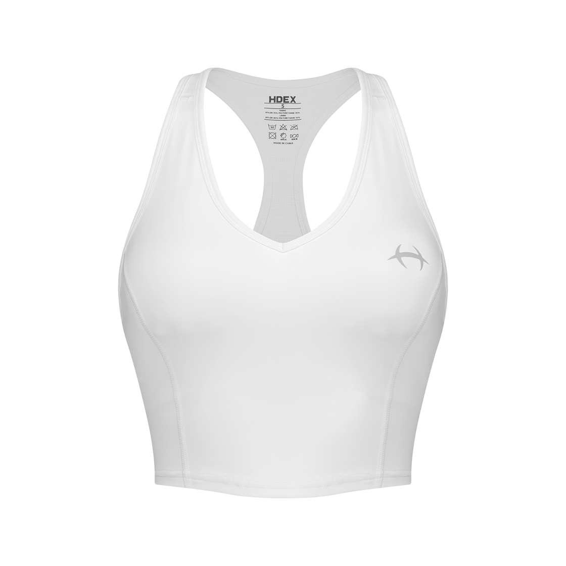 【新品預購】Womens Support  V領運動背心 白色
