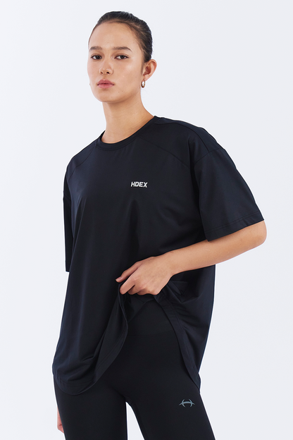【新品預購】QUICK DRY Cover-Up 速乾運動短袖上衣 黑色