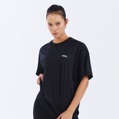 【新品預購】QUICK DRY Cover-Up 速乾運動短袖上衣 黑色