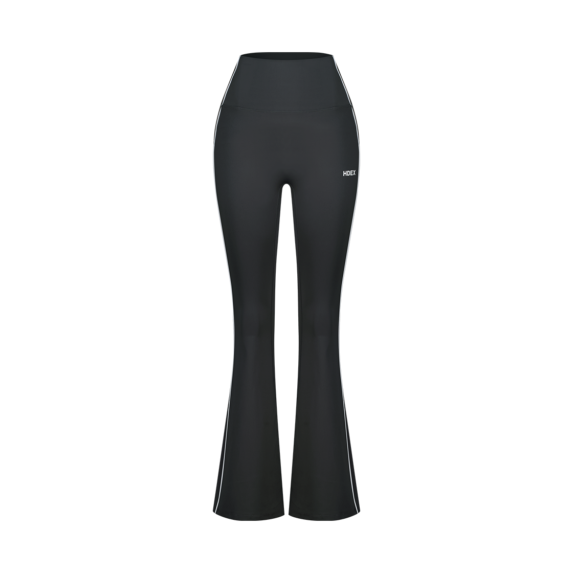 【新品預購】SUPPORT PIPING 喇叭修身運動褲 深灰色