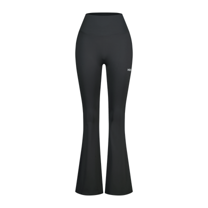【新品預購】Firm Support 喇叭修身運動褲 深灰色