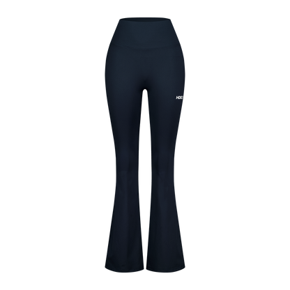 【新品預購】Firm Support 喇叭修身運動褲 深藍色
