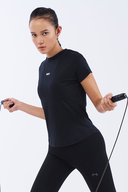 【新品預購】Silm Fit 專業修身短袖上衣 黑色