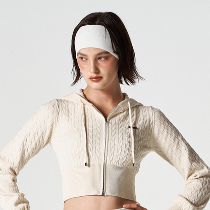 【早鳥優惠】HDEX SOFT 針織運動髮帶 象牙白