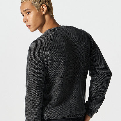 【早鳥優惠】Essential Muscle Fit 貼身針織毛衣 炭灰色