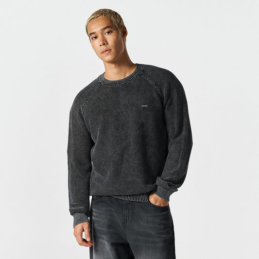 【早鳥優惠】Essential Muscle Fit 貼身針織毛衣 炭灰色