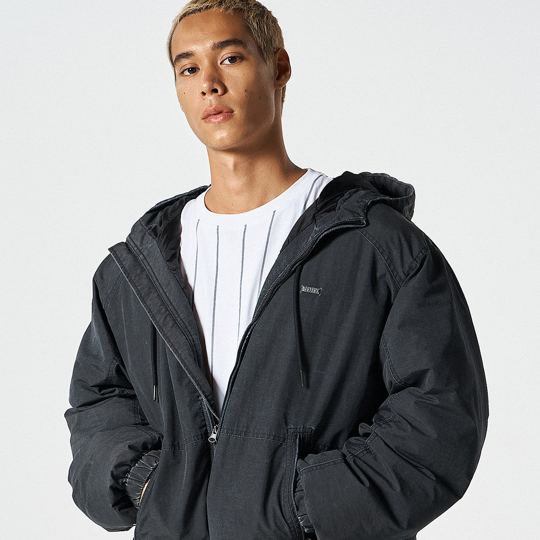 【早鳥優惠】Padded Work 美式復古風連帽外套 炭灰色